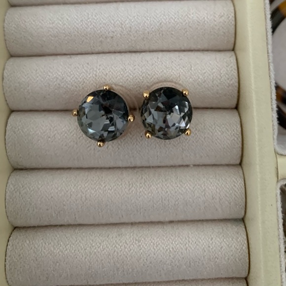 Kate Spade Smoke Gray Earrings - Picture 3 of 10